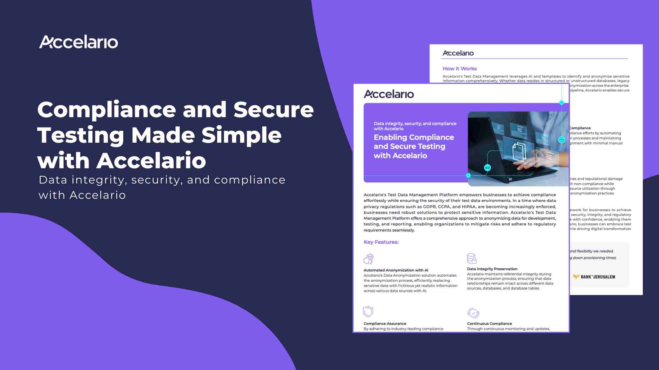 Compliance and Secure Testing Made Simple with Accelario